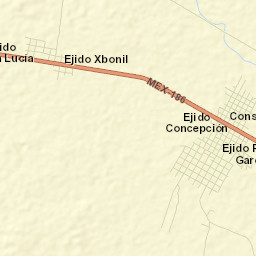 Constitución Street Map