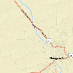 Shrigonda Street Map