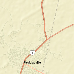Peddapalli Street Map