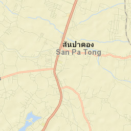 Amphoe San Pa Tong Street Map