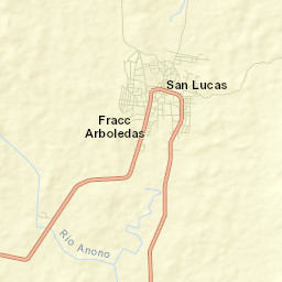 San Lucas Street Map