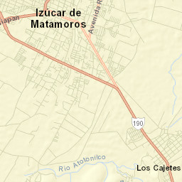 San Juan Raboso Street Map