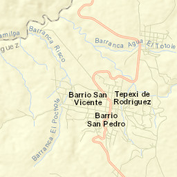 Tepexi de Rodríguez Street Map