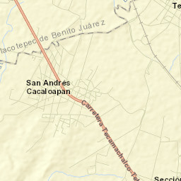 San Andrés Cacaloapan Street Map