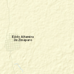 Altamira de Zináparo Street Map