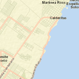 Calderitas Street Map