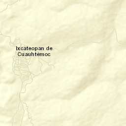 Ixcateopan de Cuauhtémoc Street Map