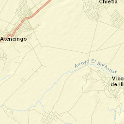 Atencingo Street Map