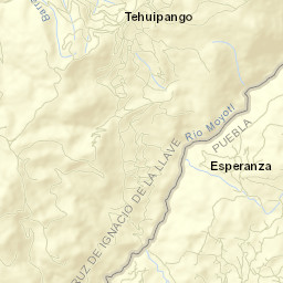 Tehuipango Street Map