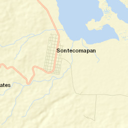 Sontecomapan Street Map