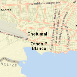 Chetumal Street Map