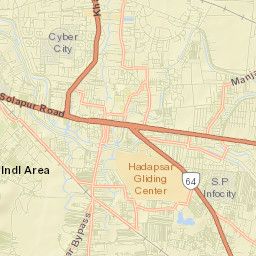 Hadapsar Pune Street Map