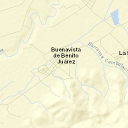 Buenavista de Benito Juárez Street Map