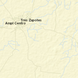 Tres Zapotes Street Map