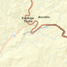 Santiago Tuxtla Street Map