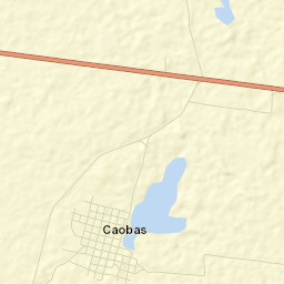 Caobas Street Map