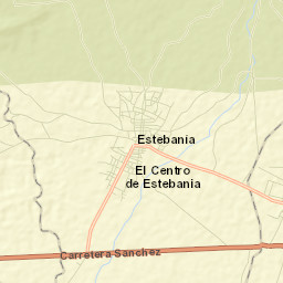 Estebanía Street Map