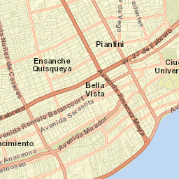 Bella Vista Street Map