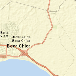 Boca Chica Street Map