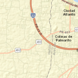 Corcovado Street Map