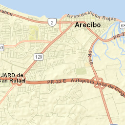 Arecibo Street Map