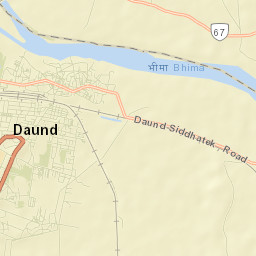 Daund Street Map