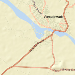 Vemalwada Street Map