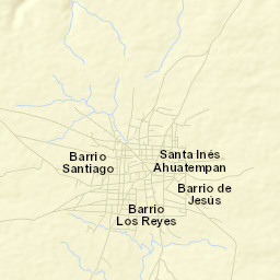 Ahuatempan Street Map