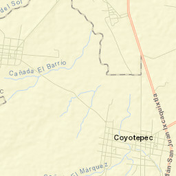 San Vicente Coyotepec Street Map