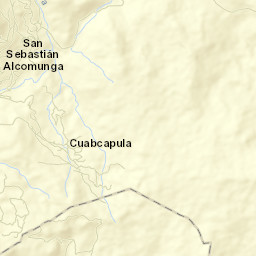 San Sebastián Alcomunga Street Map