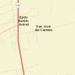 Benito Juárez Street Map