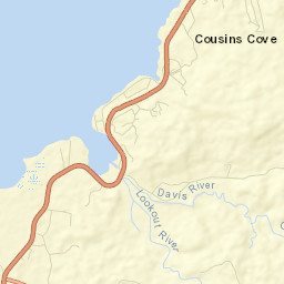 Cousins Cove Street Map