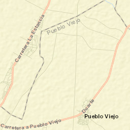 Pueblo Viejo Street Map