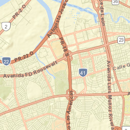 Río Piedras Street Map