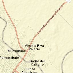 Ciudad Altamirano Street Map