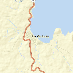 La Victoria Street Map