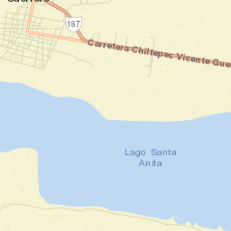 Villa Vicente Guerrero Street Map