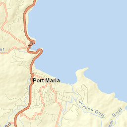 Port Maria Street Map