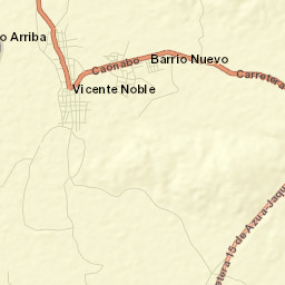 Canoa Street Map