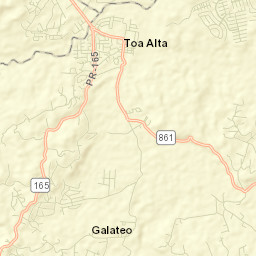 Toa Alta Street Map