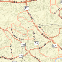 Trujillo Alto Street Map