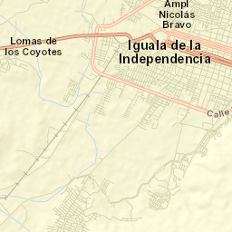 Iguala de la Independencia Street Map