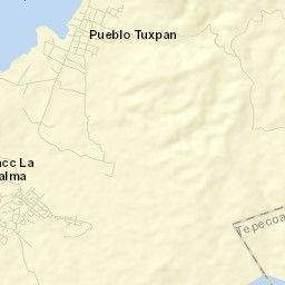 Tuxpan Street Map