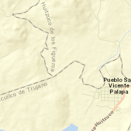 San Vicente Palapa Street Map