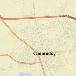 Kamareddi Street Map