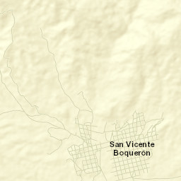 San Vicente Boquerón Street Map