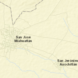 San Jerónimo Axochitlán Street Map