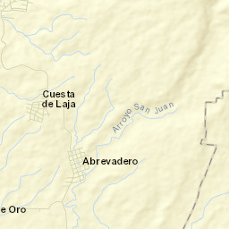 Cuesta de Laja Street Map
