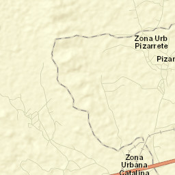 Pizarrete Street Map