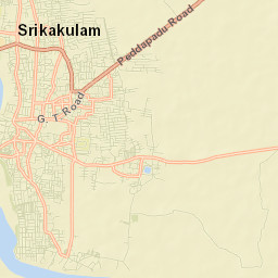 Srikakulam Street Map